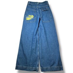 ALAB Jeans Size 26  Blue Baggy Wide Leg Skater Streetwear Punk Skate‎ Y2K